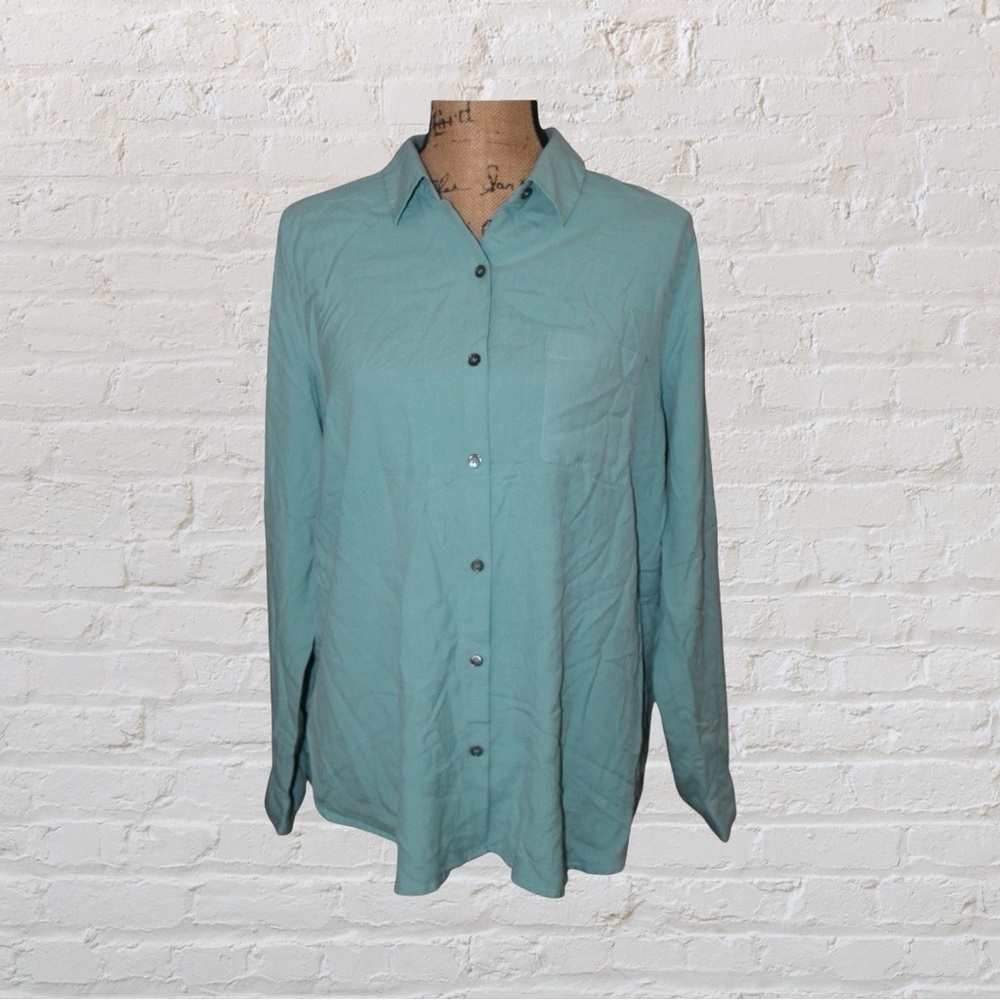 J. Jill Button Down - Silk